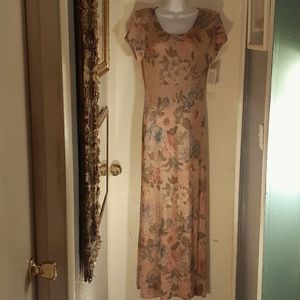 RHAPSODY Short Sheeve Maxi dress